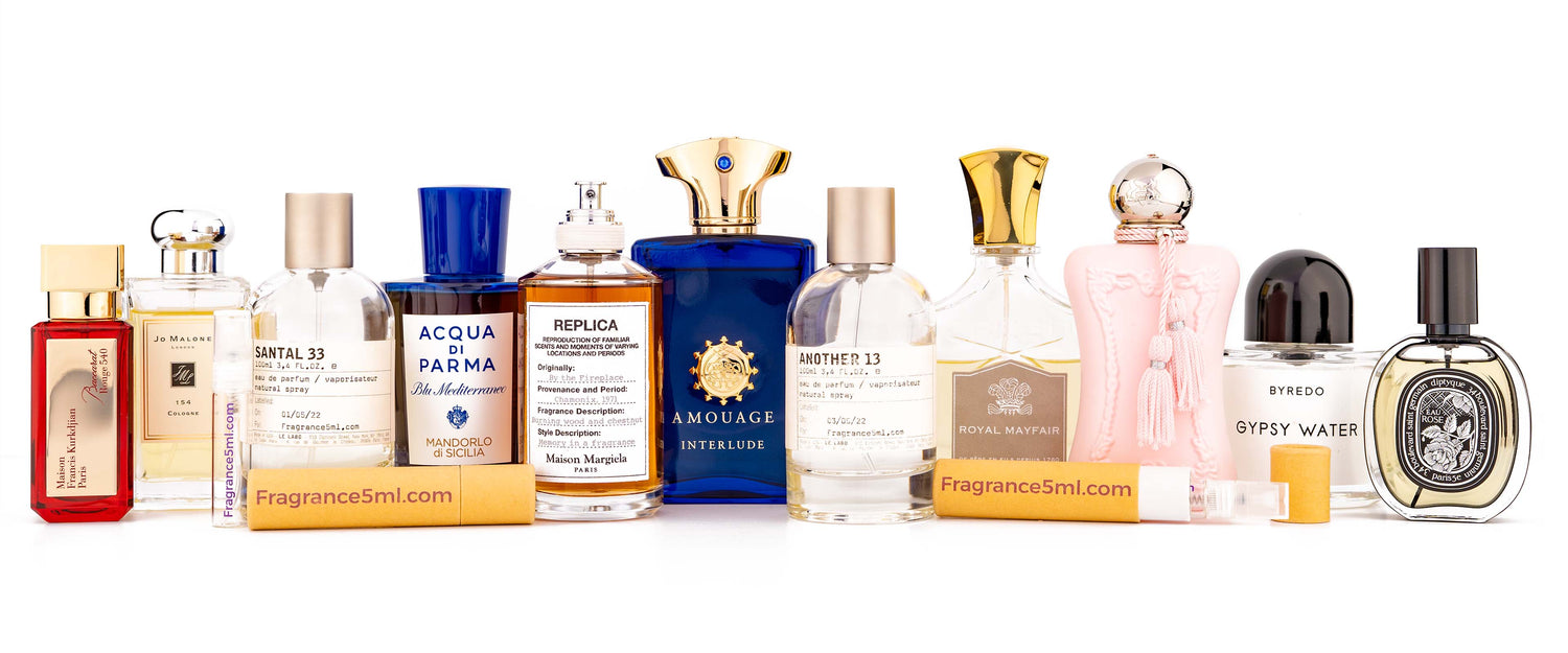 Shop for niche perfume samples but also day to day fragrance